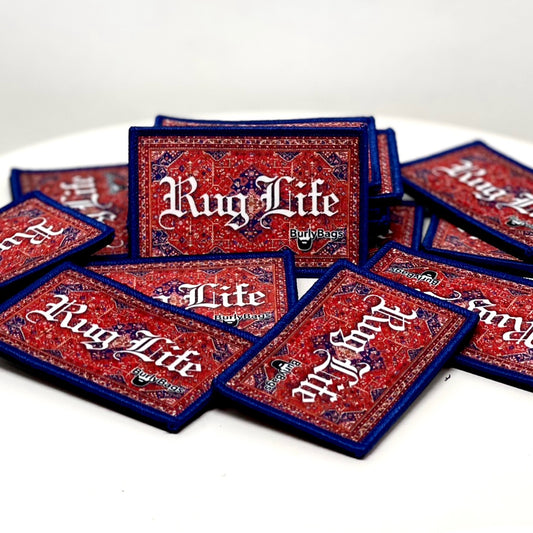 Burly Bags "RUG LIFE"  Patch