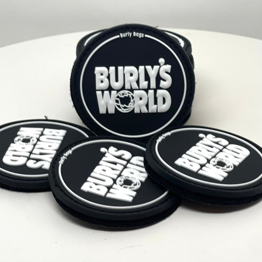 Burly Bags "Burly's World" Glow-in-the-dark  Patch