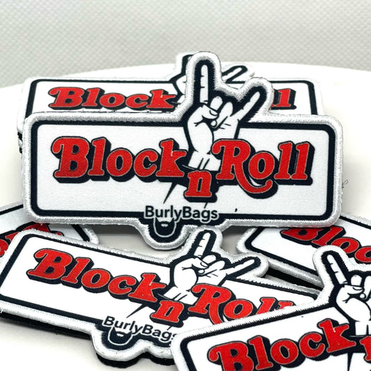 Burly Bags "Block 'n Roll"  Patch